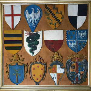 Veranda: insegne dei governanti di Reggio dal Comune medievale all’unità d’Italia